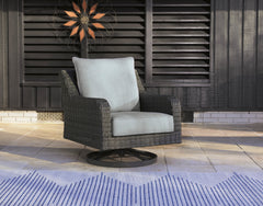 Gray Swivel Lounge w/ Cushion, view 6 - 6