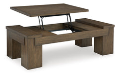 Warm Brown Lift-Top Coffee Table, product view 2 - 2