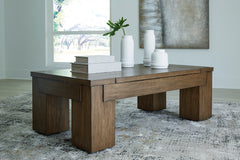 Warm Brown Lift-Top Coffee Table, product view 5 - 5