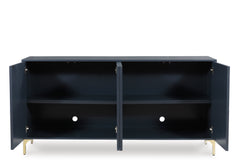 Dark Blue Accent Cabinet, view 5 - 5