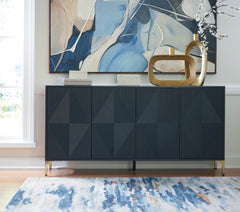 Dark Blue Accent Cabinet, view 9 - 9