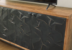Black/Brown Accent Cabinet, product view 5 - 5