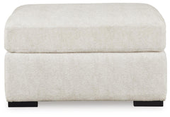 Ivory, complete ottoman front view - 3