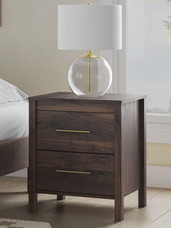 Mocha, nightstand in room setting - 5