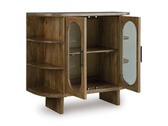 Light Brown Accent Cabinet, view 2 - 2