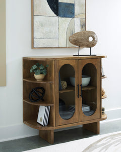Light Brown Accent Cabinet, view 6 - 6