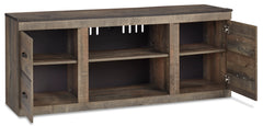 Brown Rustic Brown Storage TV Stand, product view 2 - 2