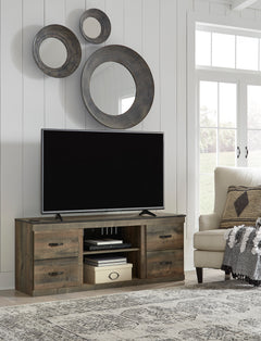 Brown Rustic Brown Storage TV Stand, product view 5 - 5