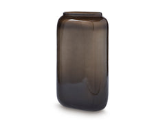 Gray/Gold Finish 13.5-inch height vase, product view 3 - 9