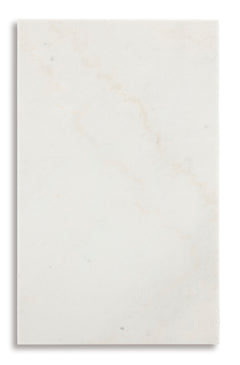 White/Espresso natural marble rectangular coffee table, product view 4 - 4