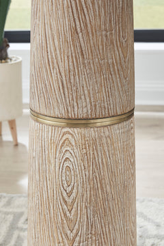 Brown/Gold Finish floor lamp, product view 3 - 3