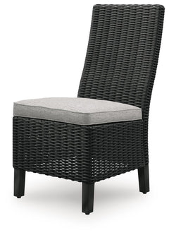 Black/Light Gray, individual chair opposite angled view - 4