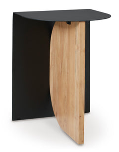 Black/Natural Accent Table, view 1 - 1