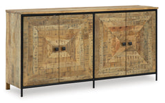 Brown/Black Accent Cabinet, view 1 - 1