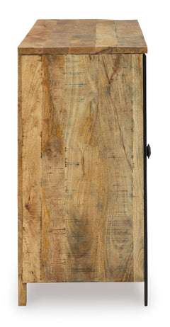 Brown/Black Accent Cabinet, view 4 - 4