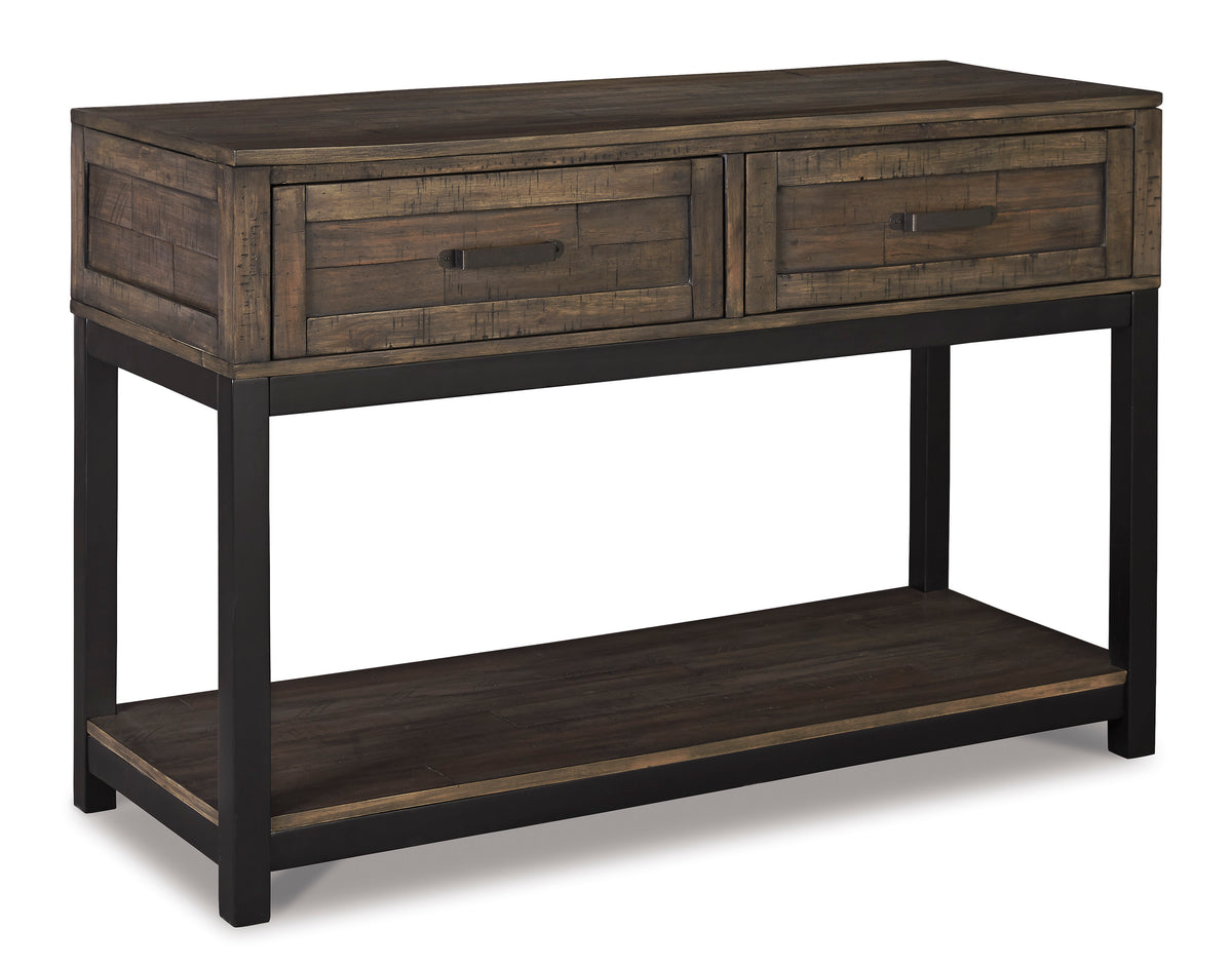Grayish Brown, complete console table product view
