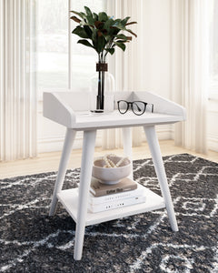 White Accent Table, view 6 - 6