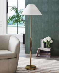 Gold Finish floor lamp, product view 2 - 2