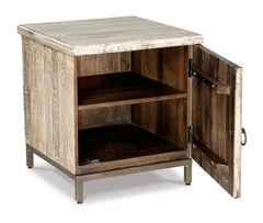 Whitewash Accent Cabinet, view 2 - 2
