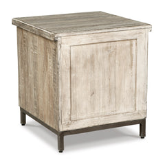 Whitewash Accent Cabinet, view 3 - 3