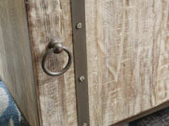 Whitewash Accent Cabinet, view 4 - 4