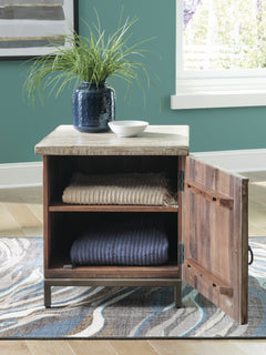 Whitewash Accent Cabinet, view 6 - 6