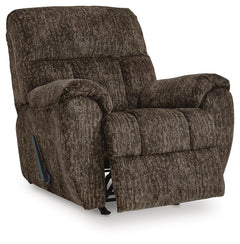 Chocolate, recliner with footrest extended - 3
