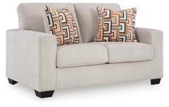 Stone, full loveseat at an angle - 9
