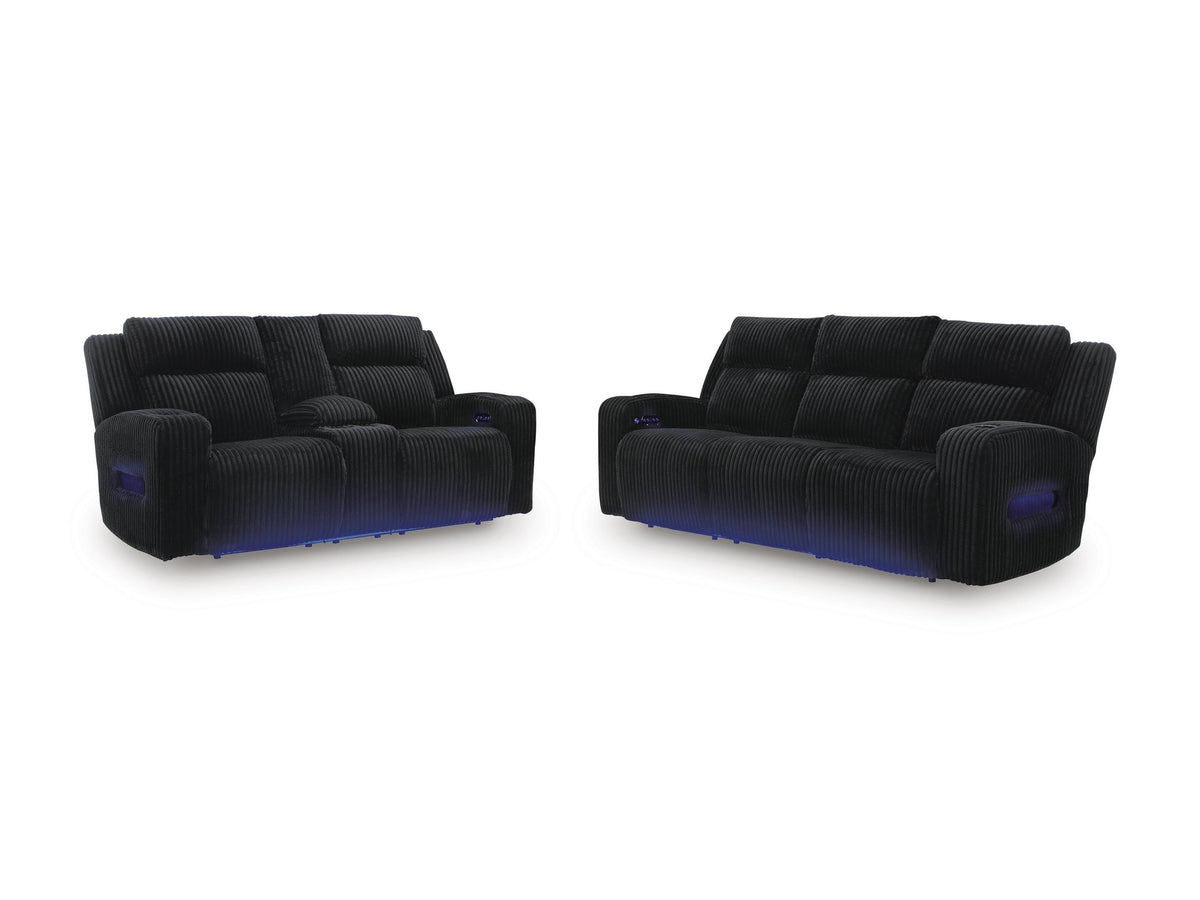 Black / Sofa and Loveseat Set, complete sofa and loveseat set