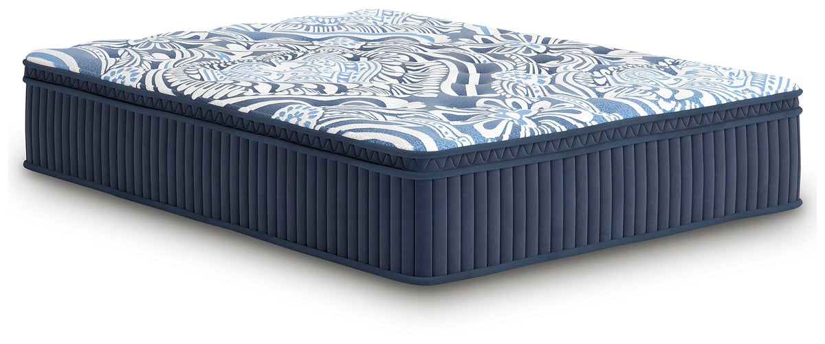 Blue California King, full mattress product view