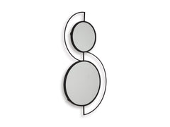 Black Shayham accent mirror, product view 2 - 2