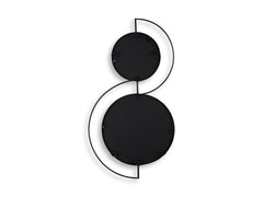 Black Shayham accent mirror, product view 3 - 3