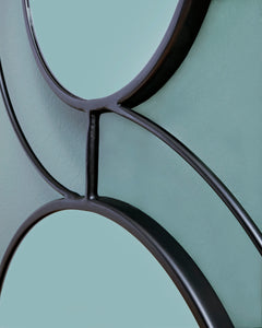 Black Shayham accent mirror, product view 4 - 4
