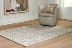 Gray 60.75" x 82.5", room view; furniture excluded - 10