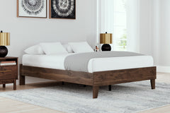 Brown / Full, room view; mattress, bedding and accessories not included - 5