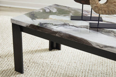 Dark Brown three-piece table set, product view 4 - 4