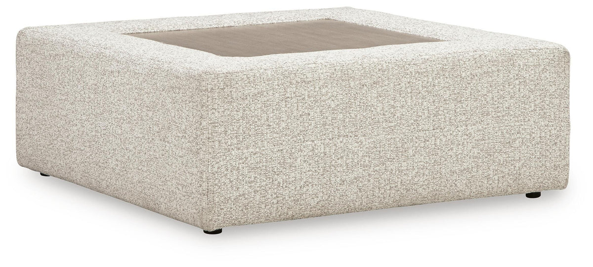Snowstone, complete ottoman with tray table