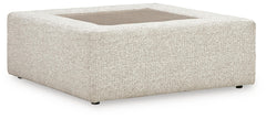 Snowstone, complete ottoman with tray table - 1