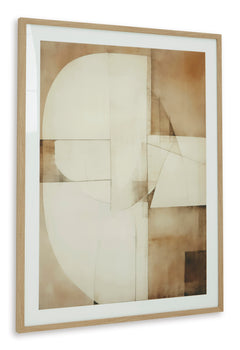 Brown/Tan/White Wall Art, product view 2 - 2