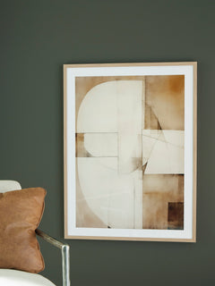 Brown/Tan/White Wall Art, product view 5 - 5