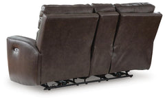 Smoke, complete loveseat, rear view - 4