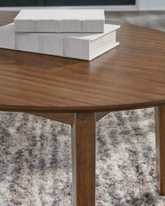 Brown three-piece table set, product view 4 - 4