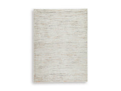 Multi 63" x 84", complete rug product view - 5