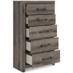 Brown Gray / Chest of Drawers, drawers open - 2
