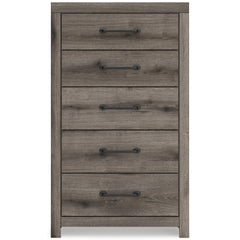 Brown Gray / Chest of Drawers, front view - 3