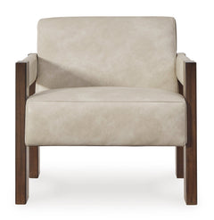 Bone Wood Frame Accent Chair, product view 2 - 2
