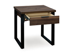Dark Brown End Table, product view 3 - 3