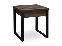 Dark Brown End Table, product view 4 - 4