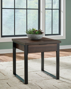 Dark Brown End Table, product view 6 - 6