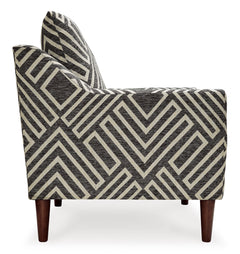 Natural/Charcoal Accent Chair, view 4 - 4